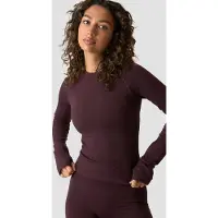 ICANIWILL Define Wool Long Sleeve Dark Burgundy