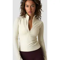 ICANIWILL Define Wool 1/2 Zip Cream