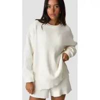 ICANIWILL Soft Knit Oversized Crewneck White