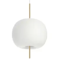 Kdln Riippuvalaisin , Kushi, himmennettävä, Valkoinen, Olohuone, Lasi, Design