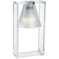 Kartell Pöytävalaisin , Light-Air, Läpinäkyvä, Olohuone, Muovi, Design