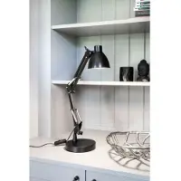 Halo Design Pöytävalaisin , Valkoinen, Työhuone / toimisto, Alumiini