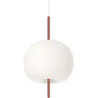 Kdln Design-riippuvalaisin KUSHI 16, himmennettävä, Valkoinen/opaali, Olohuone/ruokailutila, Lasi, Design,