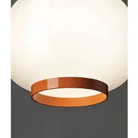 Foscarini Design-riippuvalaisin Chouchin Reverse 1, himmennettävä, Valkoinen/opaali, Keittiö, Lasi, Design