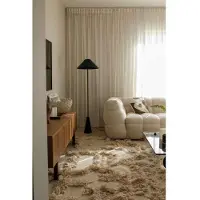 Globen Lighting Lattiavalaisin Cannes, Musta, Olohuone/ruokailutila, Metalli, Design
