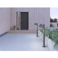 BELID Mist utomhus pylväsvalaisin grafitstruktur E27