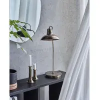 House Doctor Table Lamp, Hddesk, Antique Brown - Brown - 18X18X51CM
