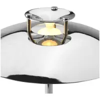 Halo Design Pöytävalaisin , himmennettävä, Metallinsävyinen, Olohuone, Metalli