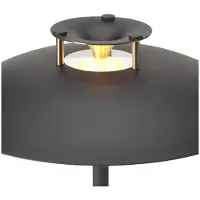 Halo Design Pöytävalaisin , himmennettävä, Musta, Olohuone, Metalli