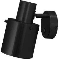 Globen Lighting Væglampe Clark 1 - Black - H17