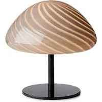 Halo Design Mini Mush Table Lamp, Glass Head, Metal Base - Black - ONE SIZE