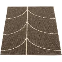 Pappelina Kudottu Matto Leif Dark Brown 70x90 cm