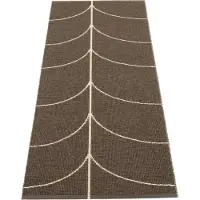 Pappelina Kudottu Matto Leif Dark Brown 70x180 cm