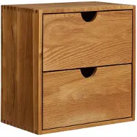 House Nordic Nanna - Wall Shelf With Door - Brown - 30X18X30CM