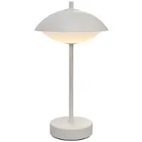 Fritz Hansen Clam kannettava pöytävalaisin 31 cm White