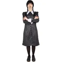 Ciao Wednesday Costume with wig Ages 11-12 (31431)