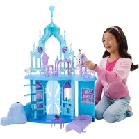 Mattel Disney Frozen Elsa’s Frozen Ice Palace Castle Playset With Olaf, 5 Play Areas & 21 Accessories - Multi/patterned - ONE SIZE