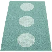Pappelina , Vera Pop matto Jade/Pale Turquoise 70 x 120cm