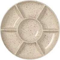 Sagaform Ditte tarjoilulautanen Beige-viininpunainen