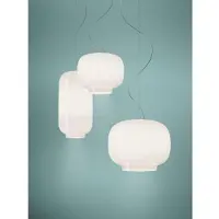 Foscarini Riippuvalaisin , Valkoinen, Ruokailutila, Lasi