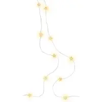 Goobay 20 LED-valosarjaa hopealangalla "Stars"