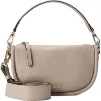 Abro Willow Olkalaukku Nahka 21 cm Beige