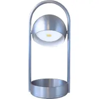 Frandsen Ball kannettava pöytälamppu Brushed Aluminium, 32 cm