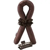Lenoites Heatless Curls in Mulberry Silk Large Brown