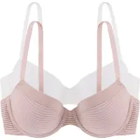 Dorina Rintaliivi 'Louise' pastellinpinkki / valkoinen