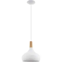 Eglo 96982 - Riippuvalaisin SABINAR 1xE27/60W/230V 280mm valkoinen