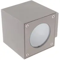 LUCANDE Led ulkoseinävalaisin JARNO , Alumiini/harmaa/sinkki, Alumiini, Moderni,