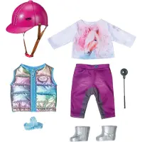 Baby Born Deluxe Riding Outfit 43Cm - Multi/patterned - ONE SIZE