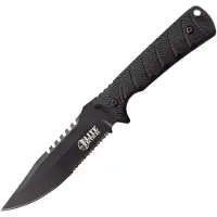 Master cutlery Elite Tactical Bowie Serrated Black - Fixed Blade Knife