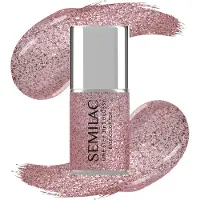 Semilac UV Gel Polish One Step 3in1 Glossy S250 Glitter Pink