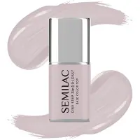 Semilac UV Gel Polish One Step 3in1 Glossy S610 Barely Pink