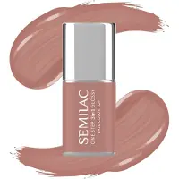 Semilac UV Gel Polish One Step 3in1 Glossy S235 Peach Beige