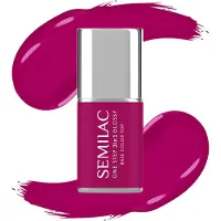 Semilac UV Gel Polish One Step 3in1 Glossy S595 Bright Purple