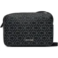 Calvin Klein Olkalaukku musta / hopea / valkoinen