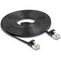 DeLOCK 81167, 5 m, Cat6a, U/FTP (STP), RJ-45, RJ-45, Musta