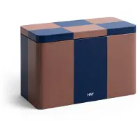 HAY Säilytyspurkki Metalli M Brown Midnight Blue