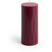 HAY Column Candle pöytäkynttilä small 15 cm Wine-bordeaux