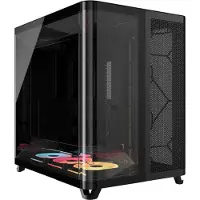 Corsair Air 5400 LX-R LINK ATX-kotelo lasipaneelilla, musta