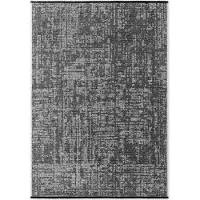 Elle Decoration Brilliance hopeanharmaa matto 160x230 – elegantti olohuoneen katseenvangitsija