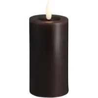 Moods & More LED pillar candle - Melted Charcoal - 49x100 mm