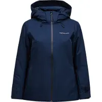Peak Performance Women's Anima Insulated Jacket Blue Shadow Laskettelutakit vuorettomat XL