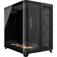 Corsair AIR 5400 RS-R ARGB, Midi Tower, PC, Musta, ATX, EATX, mikro ATX, Mini-ITX, Terästä, Karkaistu lasi, Pelaaminen (CC-9011318-WW)