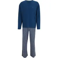 Tommy Hilfiger Ls Jersey Pj Set Print - Blue - S