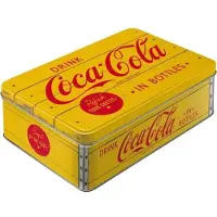 Nostalgic Art Coca-Cola Logo Yellow säilytyspurkki