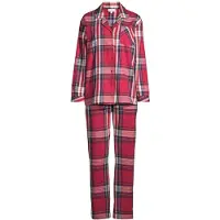 Damella of Sweden Flannel Pyjamas Molly - Red - XXL