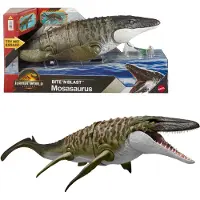 Jurassic World Rebirth Bite N Blast Mosasaurus Action Figure And Mini Dilophosaurus, Dinosaur Toy - Multi/patterned - ONE SIZE